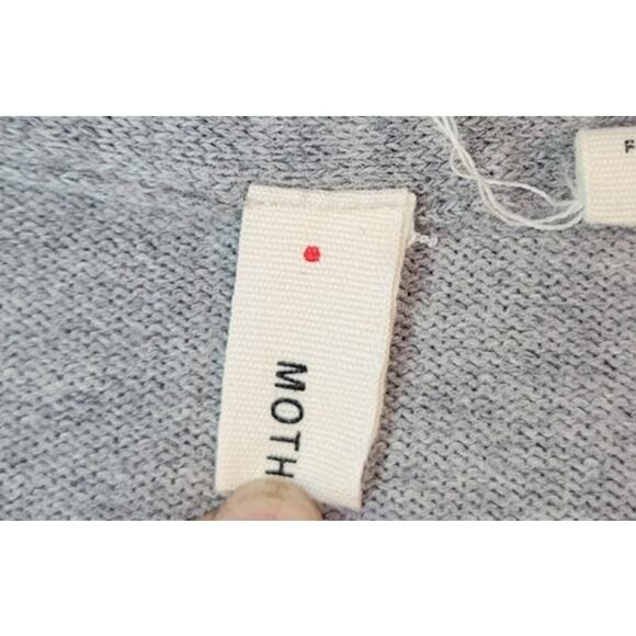 Moth by Anthropologie “Shoaling Gleam” Pullover – Gray with Fish Print – Medium - Picture 6 of 10